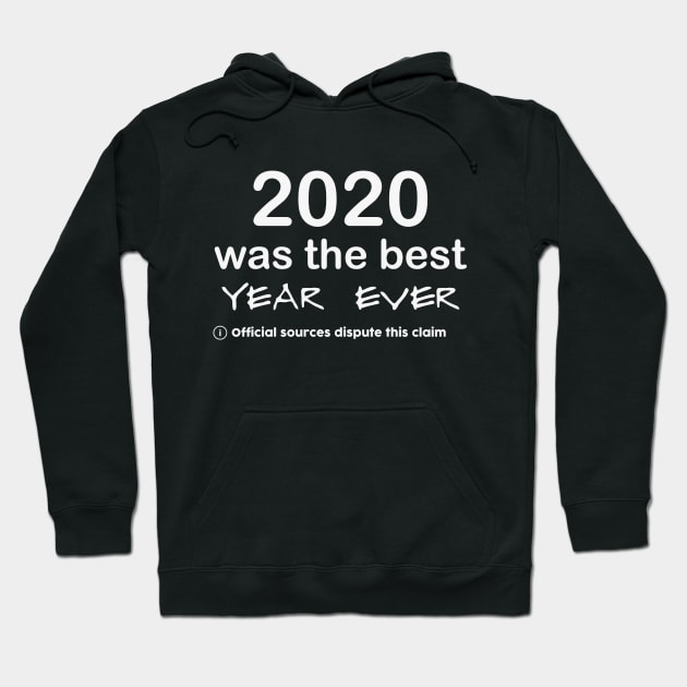 2020 Claim Is Disputed Year | Review 2020 Sucks | Fun Funny 2021 Hoodie by Daily Design